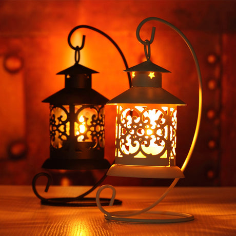 Lanterna portacandela candeline tea light h21