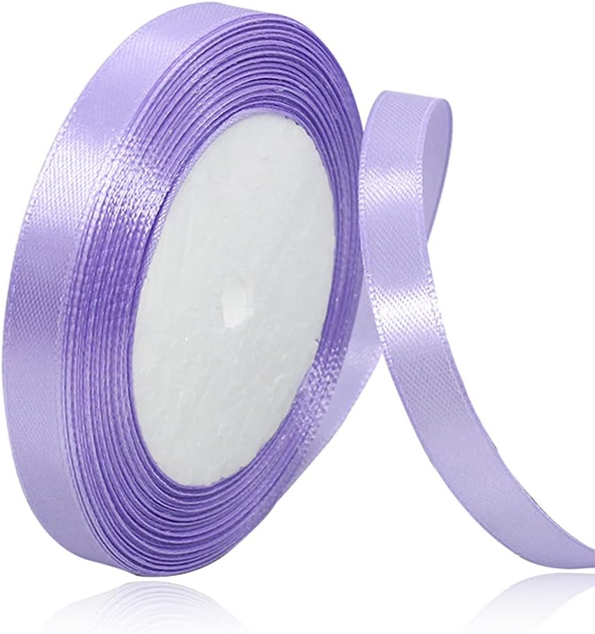 Nastro Doppio Raso confezione Regalo Creazione fai da te, lunghezza 25 yard 1cm