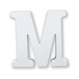 Lettere in Legno Bianco 11×1.2cm, Decorazioni Fai da Te per Matrimonio, Compleanno, Casa, Tavolo, Festa, Appeso Parete Alfabeto