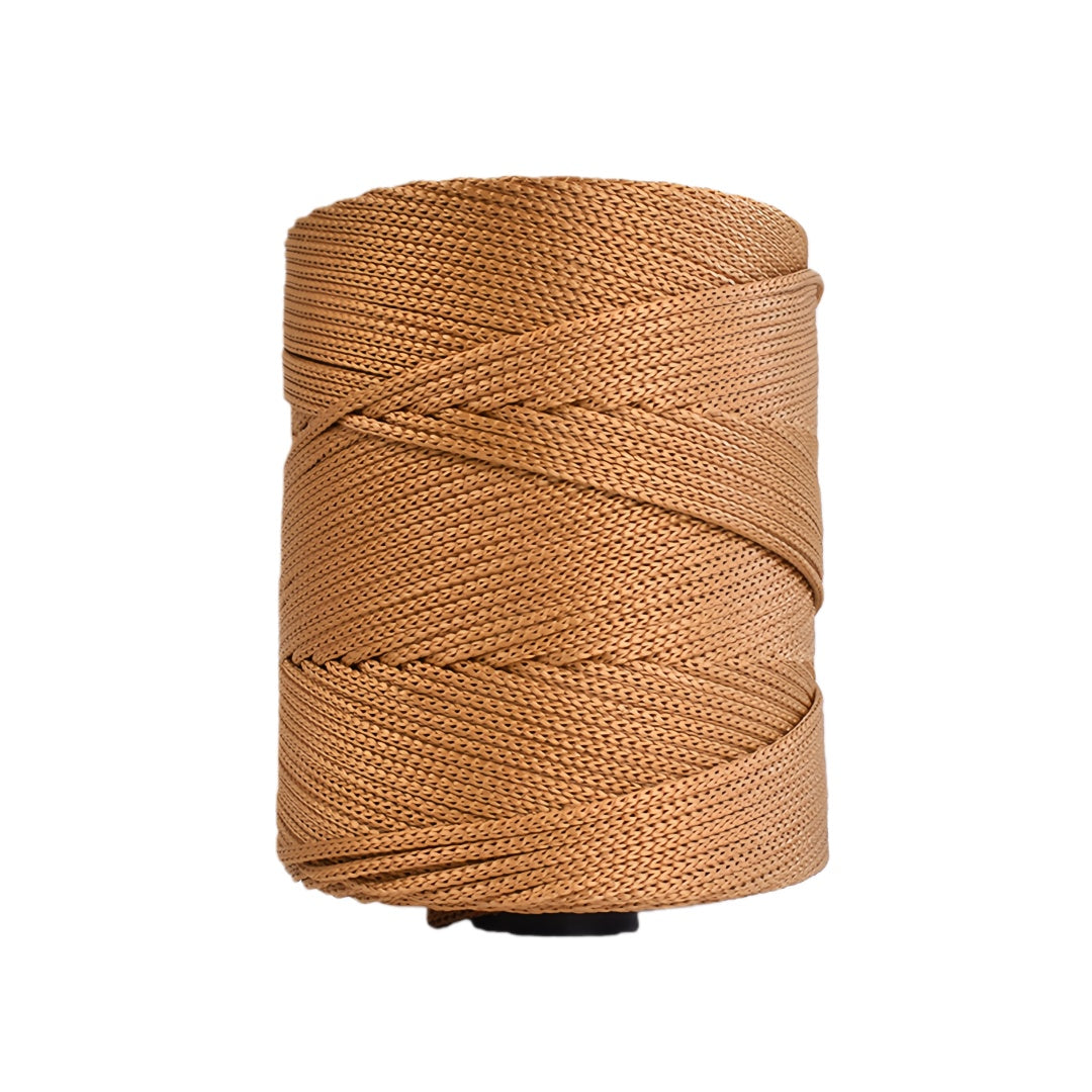 Cordino Swan per Borse Uncinetto, Cordino Viscosa 3mm x 200m 240g, Filato Lucido per Macramé, Filo per Uncinetto, Fai Da Te, Ideale per Borse, Decorazioni e Maglieria