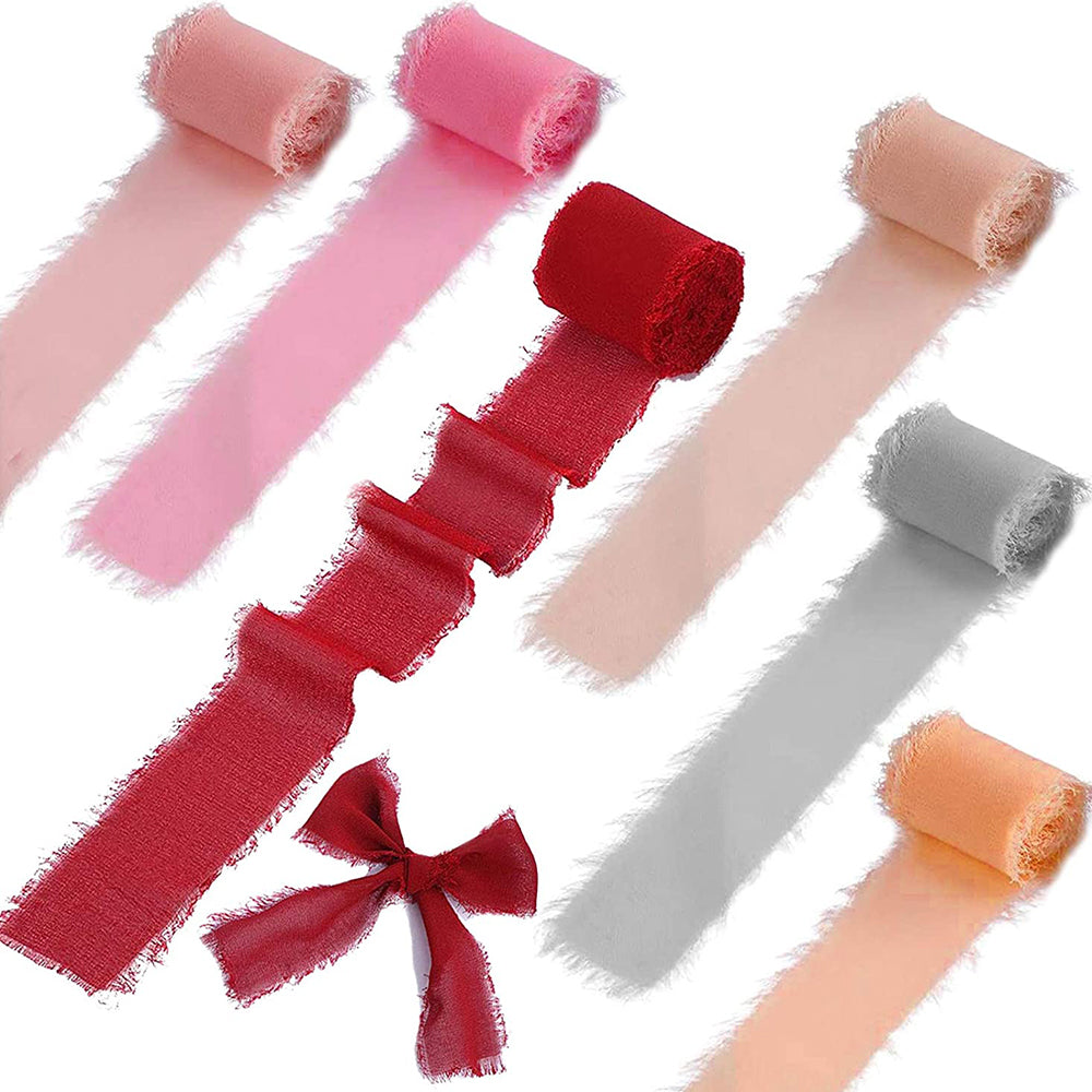 Nastro in Chiffon Sfrangiato 5 Metri*4cm