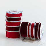 Nastro di Velluto Multicolore 2,5cm x 5 Yard (4,5m) Bobina Singola, Tessuto Morbido per Confezioni Regalo, San Valentino, Ghirlande Natalizie, Bouquet,Bomboniere