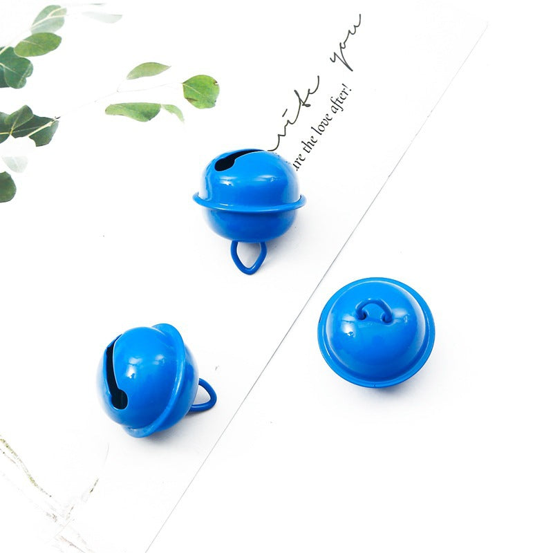 50 Campane in Metallo da 22 mm, Colori Assortiti, per Decorazioni Natalizie e Animali Domestici