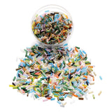 400 pezzi (15g) Perline cilindriche in vetro colorato – tubicini misti per gioielli fai da te