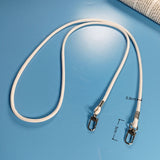 Tracolla per Borsa Universale 1m in Ecopelle Morbida, Cinturino Sottile con Moschettoni Dorati, Catena di Ricambio per Borsa Donna, Pochette, Portafoglio, Leggera Resistente