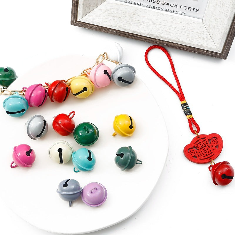 50 Campane in Metallo da 22 mm, Colori Assortiti, per Decorazioni Natalizie e Animali Domestici