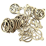 Tag in Legno Numerati 1-25, Legnetti per Decorazioni Fai-Da-Te, Calendario dell’Avvento e Progetti Creativi