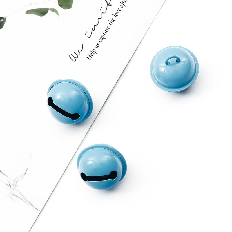 50 Campane in Metallo da 22 mm, Colori Assortiti, per Decorazioni Natalizie e Animali Domestici