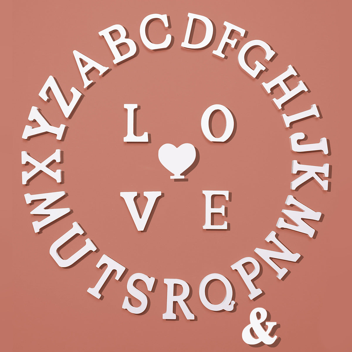 Lettere in Legno Bianco 11×1.2cm, Decorazioni Fai da Te per Matrimonio, Compleanno, Casa, Tavolo, Festa, Appeso Parete Alfabeto