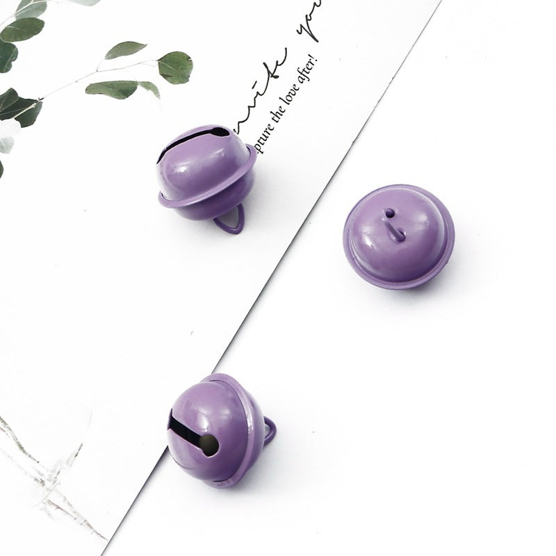 50 Campane in Metallo da 22 mm, Colori Assortiti, per Decorazioni Natalizie e Animali Domestici