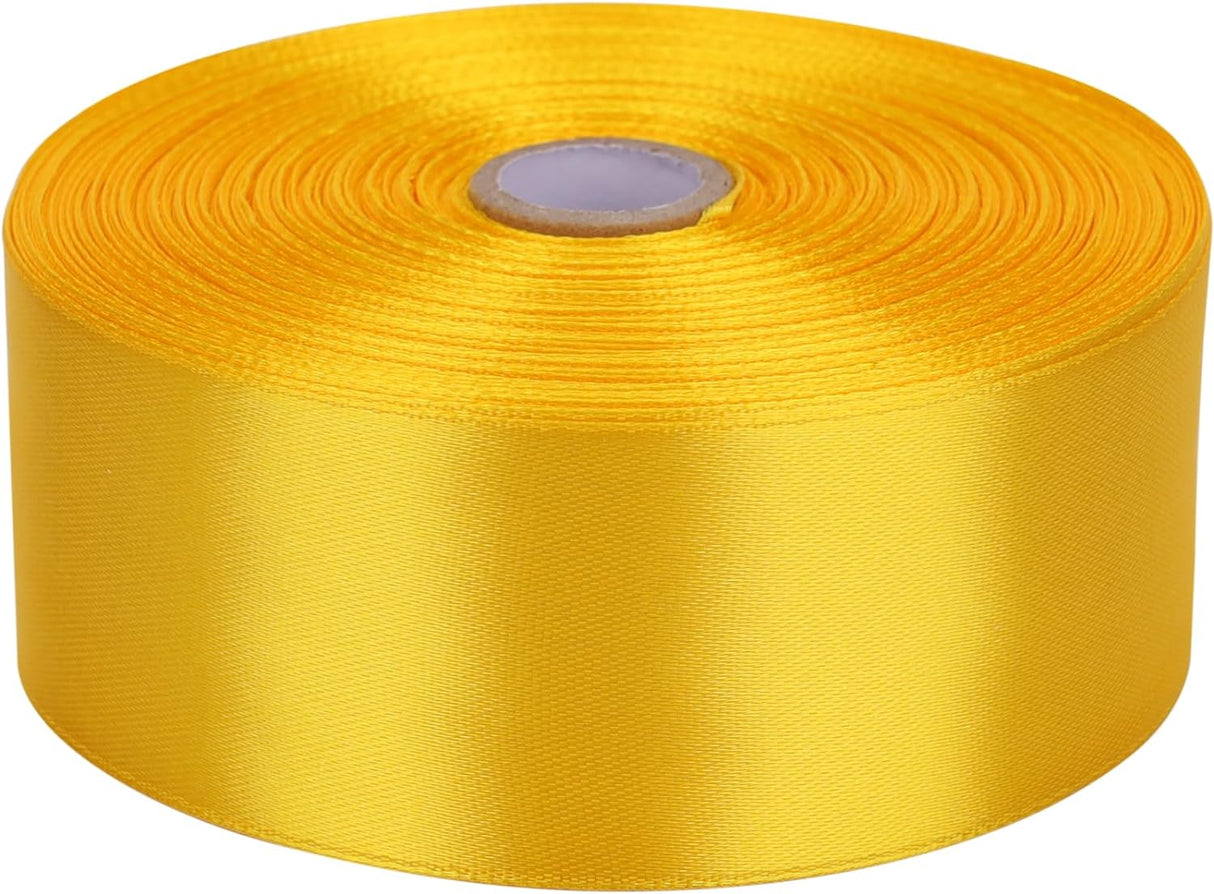 Nastro Doppio Raso confezione Regalo Creazione fai da te, lunghezza 25 yard 4cm