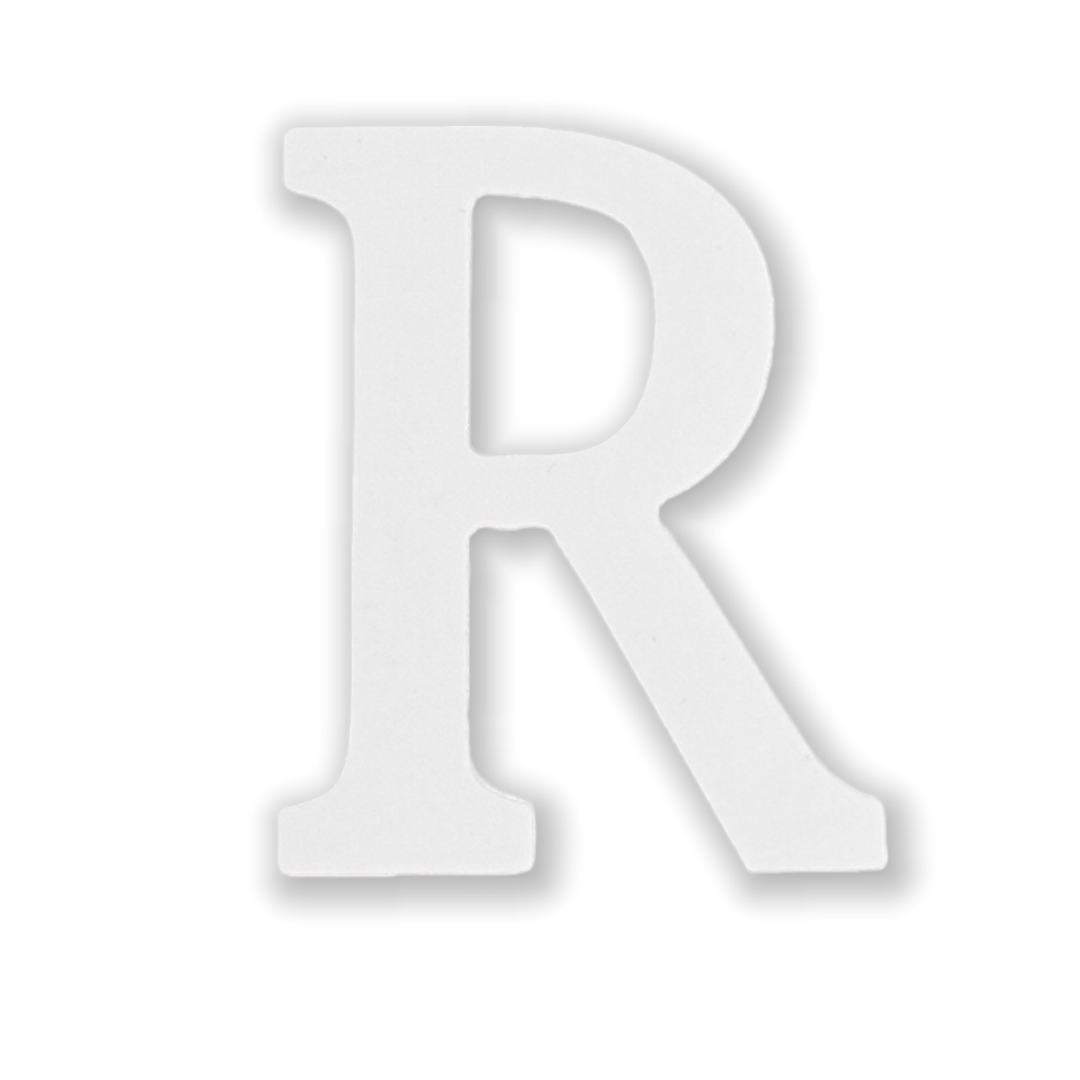 Lettere in Legno Bianco 11×1.2cm, Decorazioni Fai da Te per Matrimonio, Compleanno, Casa, Tavolo, Festa, Appeso Parete Alfabeto