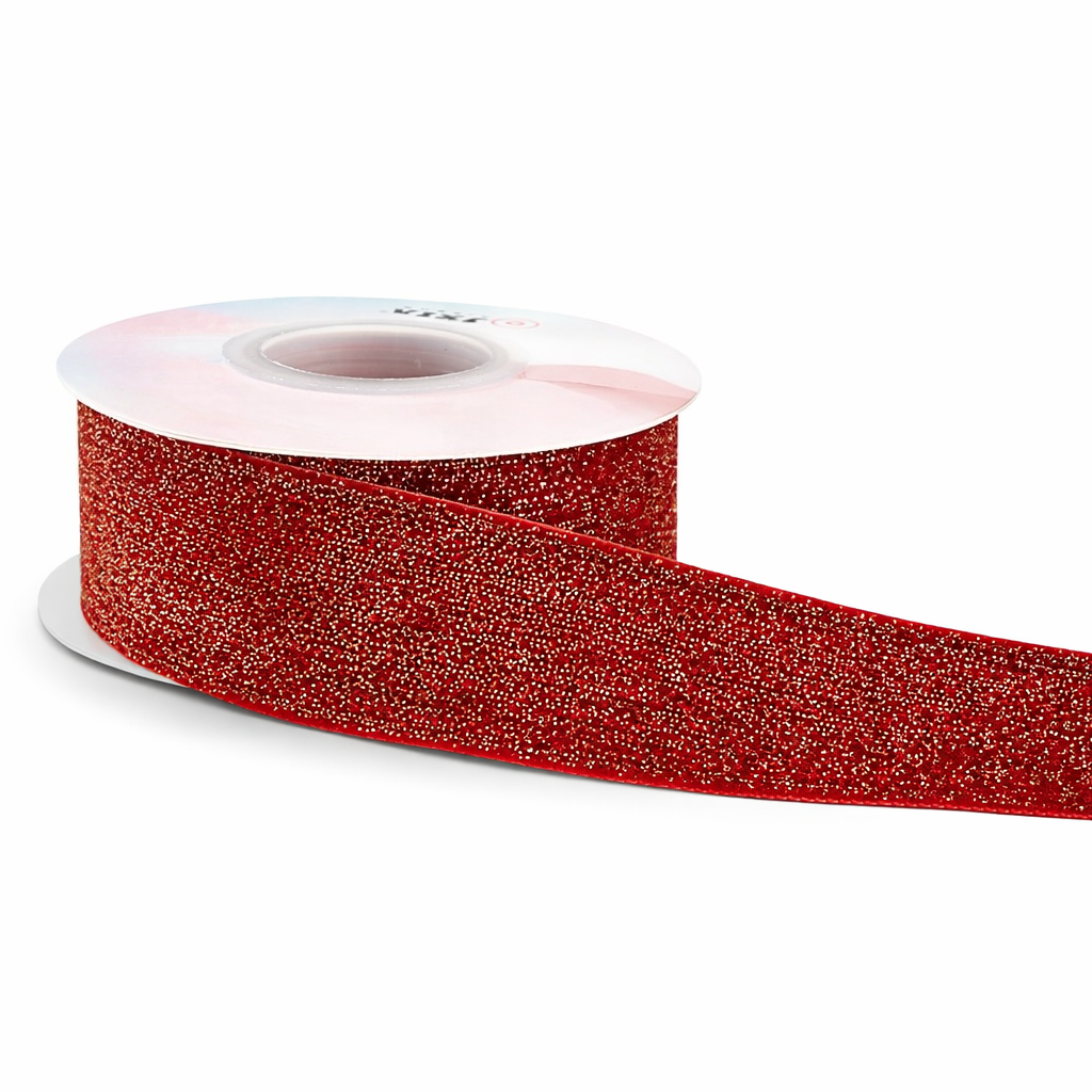 Nastro di Velluto Multicolore 4cm x 5 Yard (4,5m) Bobina Singola, Tessuto Morbido per Confezioni Regalo, San Valentino, Ghirlande Natalizie, Bouquet,Bomboniere