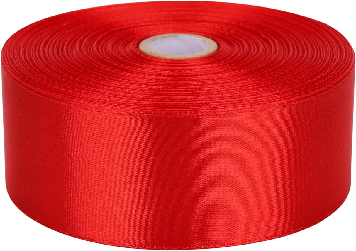 Nastro Doppio Raso confezione Regalo Creazione fai da te, lunghezza 25 yard 4cm