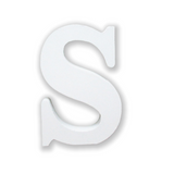 Lettere in Legno Bianco 11×1.2cm, Decorazioni Fai da Te per Matrimonio, Compleanno, Casa, Tavolo, Festa, Appeso Parete Alfabeto