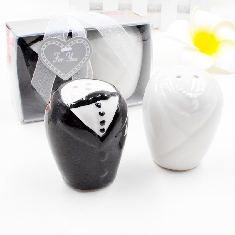 Sale e pepe Sposi ambito matrimonio in Ceramica