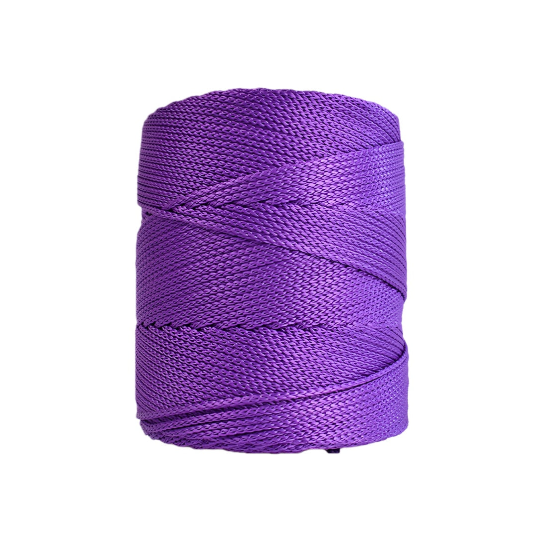 Cordino Swan per Borse Uncinetto, Cordino Viscosa 3mm x 200m 240g, Filato Lucido per Macramé, Filo per Uncinetto, Fai Da Te, Ideale per Borse, Decorazioni e Maglieria