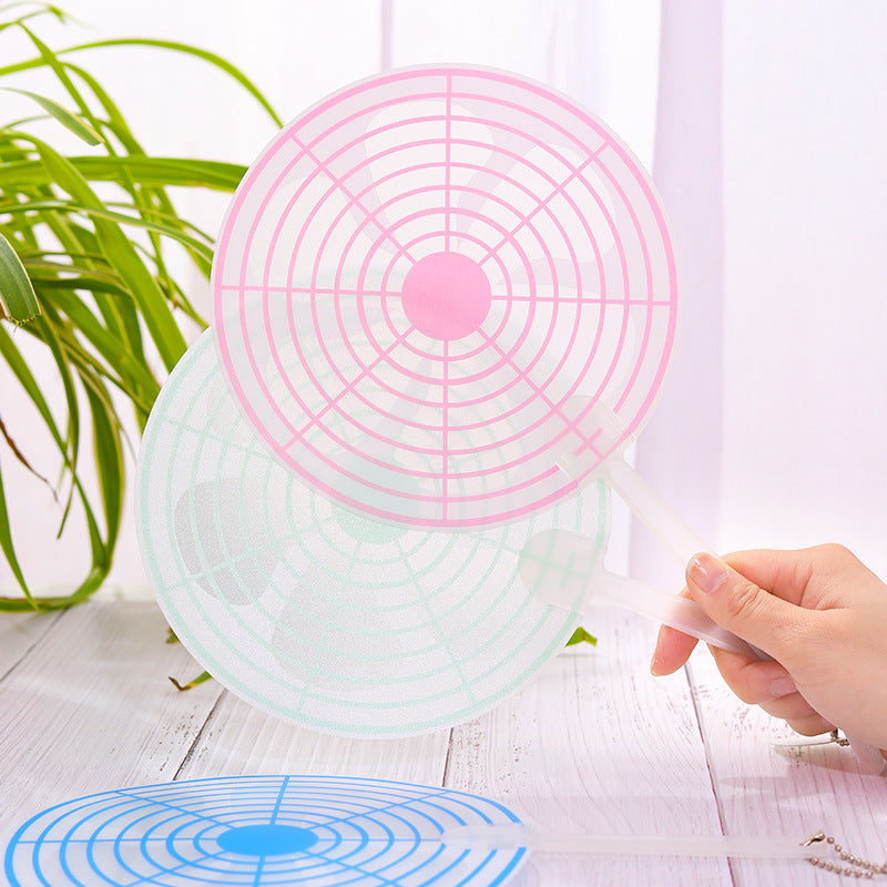Ventaglio Plastica A Mano Forma Ventilatore Estate Gita Scuola