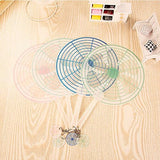 Ventaglio Plastica A Mano Forma Ventilatore Estate Gita Scuola