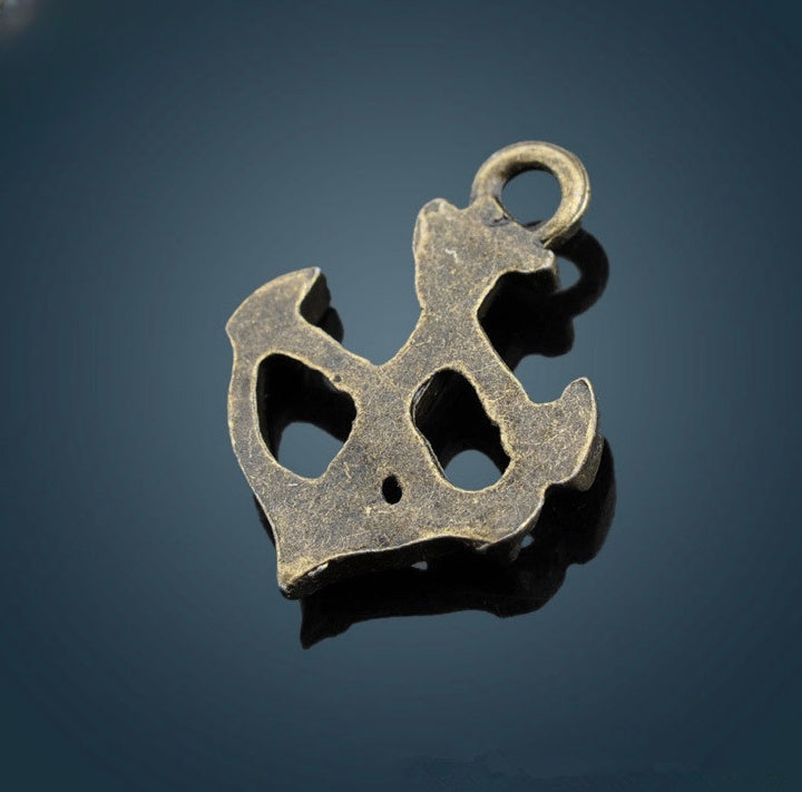 20 PEZZI ACCESSORI CIONDOLI Ancora Accessori nautici VINTAGE FAI DA TE APPLICAZIONE