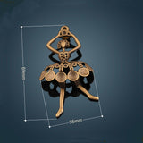 20 PEZZI ACCESSORI CIONDOLI BALLERINA VINTAGE FAI DA TE APPLICAZIONE