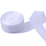 Nastro Organza Bianco 40 MM Rotolo 50 Yard Fai da Te