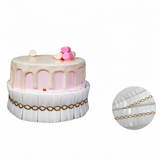 1 Metro Nastro Girotorta Decorativo PE per Dolci e Torte Vari colori