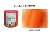 BOBINA ROTOLO TULLE VELO 12.5 cm x 100 m DECORAZIONE BOMBONIERE RUNNER