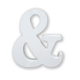 Lettere in Legno Bianco 11×1.2cm, Decorazioni Fai da Te per Matrimonio, Compleanno, Casa, Tavolo, Festa, Appeso Parete Alfabeto