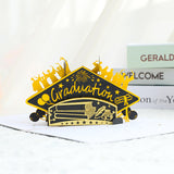 Biglietto auguri laurea pop up 3D diploma maturità Congratulazione Addobbi Cerimonia Università