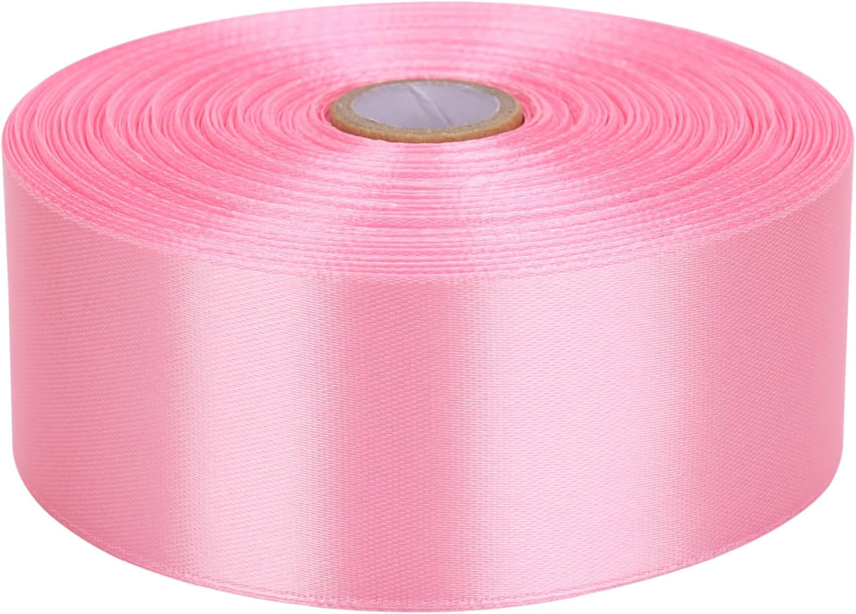 Nastro Doppio Raso confezione Regalo Creazione fai da te, lunghezza 25 yard 4cm