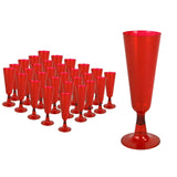 36 Pezzi Flute Plastica, Calici Plastica,133cc Bicchieri Da Champagne Calici Natalizi Compleanno cena Laurea