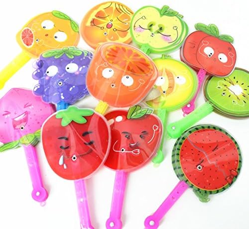 Ventaglio tema frutta,verture, materiale plastica