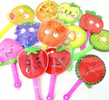 Ventaglio tema frutta,verture, materiale plastica