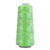 Gomitolo Filo Cordino da Uncinetto glitterato 1mm effetto mettalico metallico per maglieria e uncinetto 200g 475 metri Vari colori